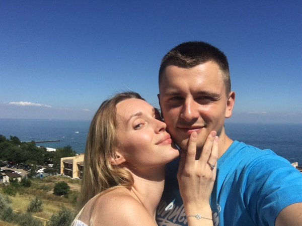 Певица со вторым супругом Никитой Подольским