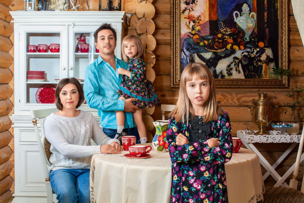 Семья Алексея в 2015 году