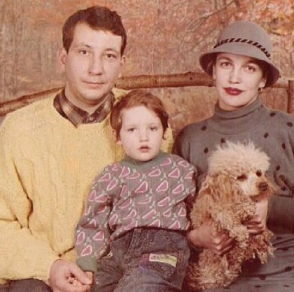 Дарья с родителями