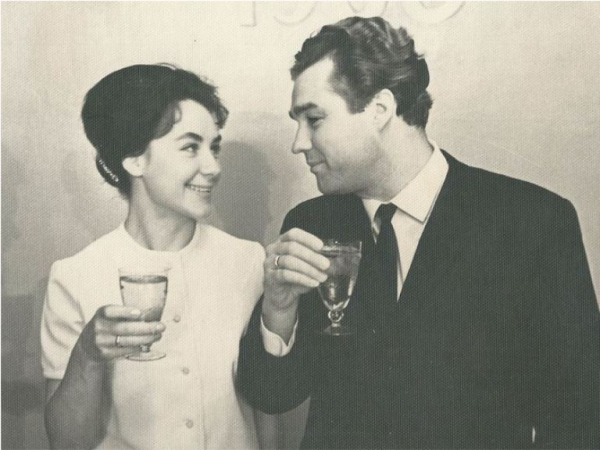 Лев Барашков с женой