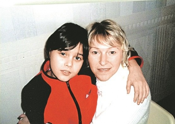 Никита Алексеев с мамой
