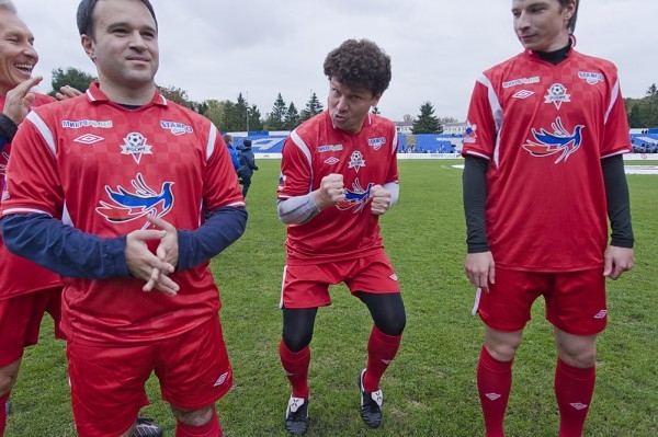 Футболист Сергей Минаев